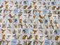 Preview: Patchworkstoff Woodland Friends mit mini Tieren Ausschnittansicht